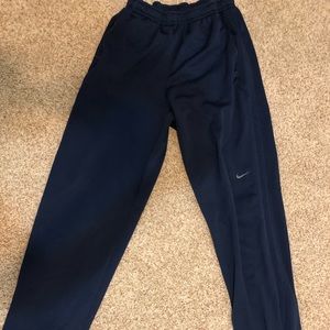 Gray and black Men Nike joggers
